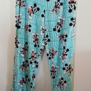 Disney Mickey Mouse Pajama Pants - Blue and Black